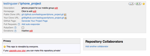 图 4-10. GitHub 的项目管理页面